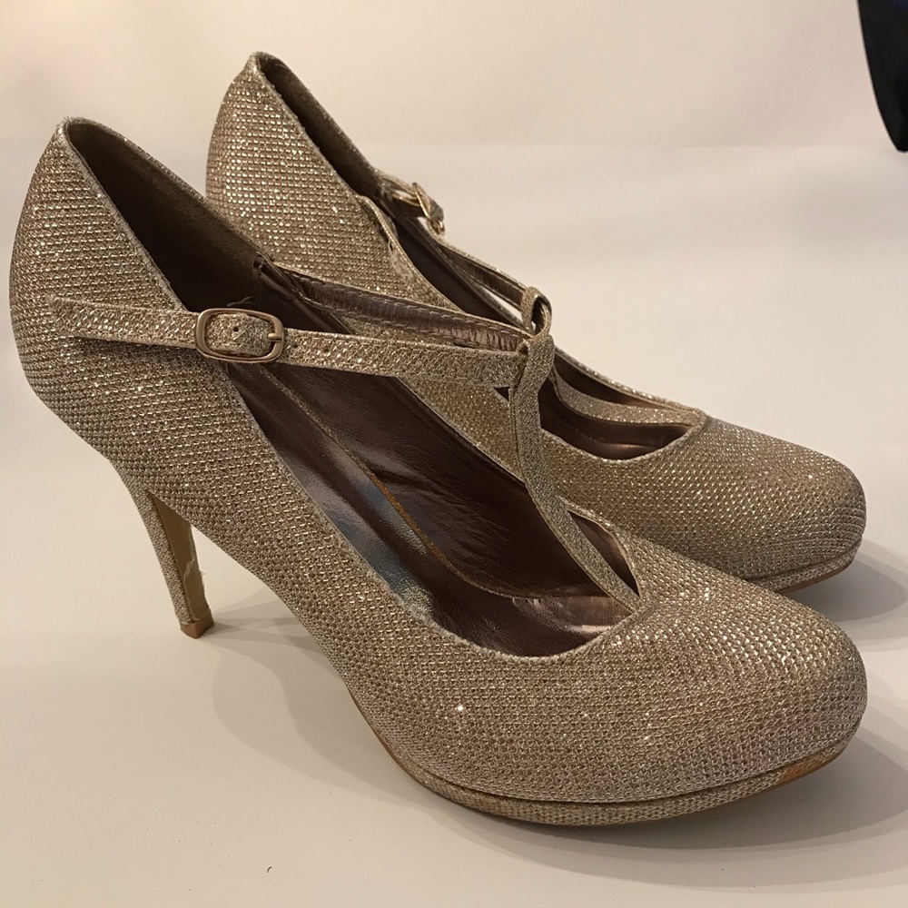 PAZZLE GLITTER HIGH HEELS